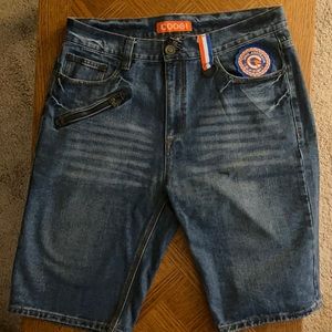 Men’s COOGI Jean Shorts - Waist Size 36